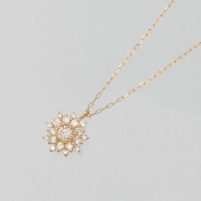 ふるさと納税 昭和町 K18 0.15ct ダイヤモンド ペンダントネックレス HH-019752 |  | 01