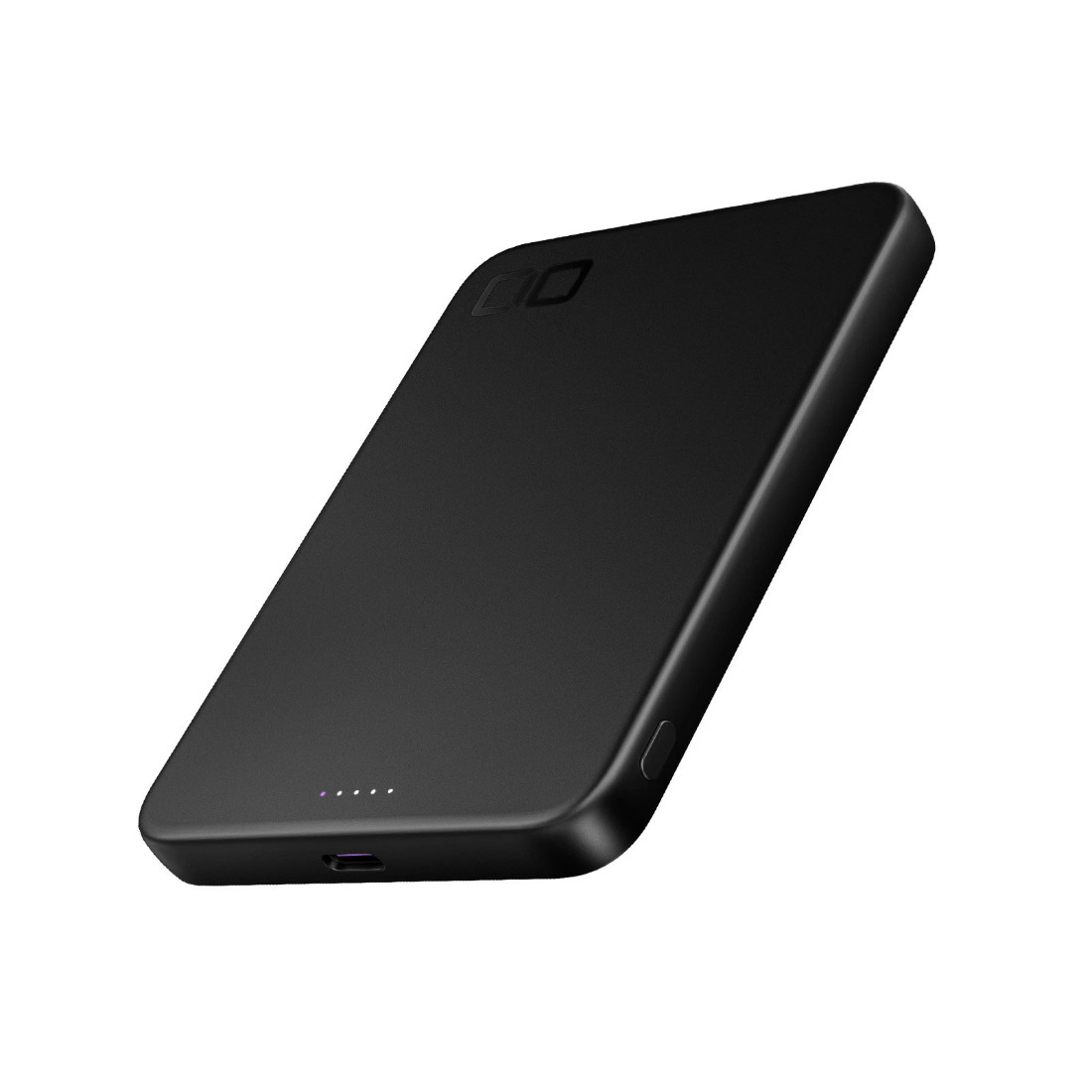 SMARTCOBY SLIM 5K(ブラック)｜CIO モバイルバッテリー 5000mAh ワイヤレス充電 Qi2対応 MagSafe対応スマホ対応 [薄さ8.7mm] 軽量 小型 薄型 USB-C 15W [2524]