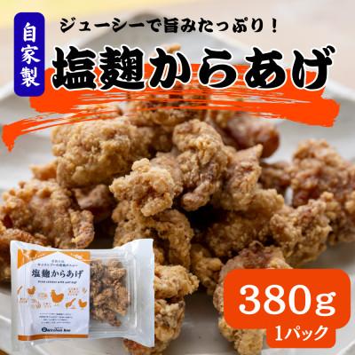 ふるさと納税 小浜市 簡単・お手軽!冷凍　塩麹からあげ(380g×1パック)