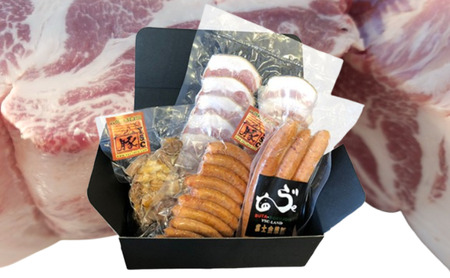 豚肉セット 富士金華 肩ロースブロック ソーセージ 豚肉セット【肩ロース2.5〜3kg】