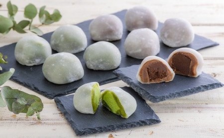 0C1-112 （12個入）生チョコ大福、抹茶生チョコ大福詰合せ