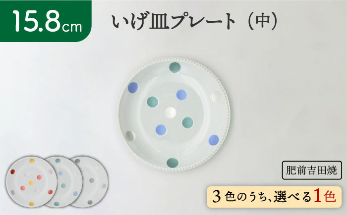 
[肥前吉田焼]いげ皿プレート 中 1点【副千製陶所】 [NAZ203]
