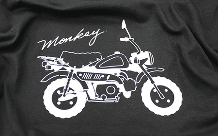 Monkey Tシャツ (ユニセックス)【Lサイズ　ブラック】【1644783】