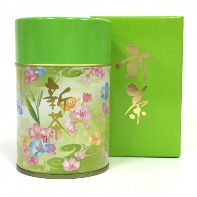 ふるさと納税 袋井市 深蒸し新茶《初づみ》新茶缶90g