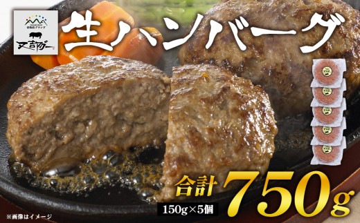 【又吉アグー】生ハンバーグ750g(150g×5個) 生ハンバーグ アグー豚 冷凍 お取り寄せ おすすめ ブランド豚 ジューシー ギフト グルメ 美味しい まとめ買い 家庭用 肉汁 150g 5個セット 贈り物 又吉アグー 沖縄 名護市 簡単調理
