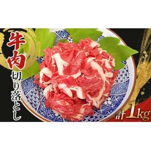牛肉 切り落とし 1kg(500g×2)【配送不可地域：離島】【1609786】