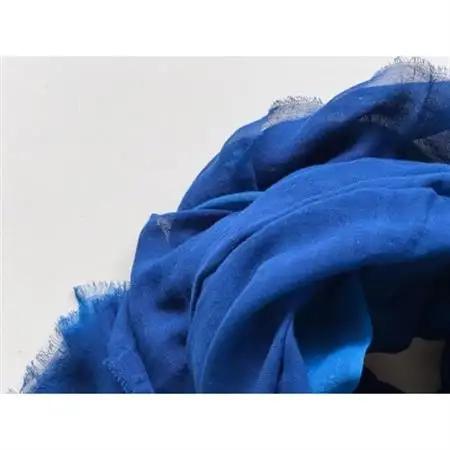 藍の大きなふんわりストール_装飾品・工芸品 ショール・ストール 服飾小物 _【1338000】