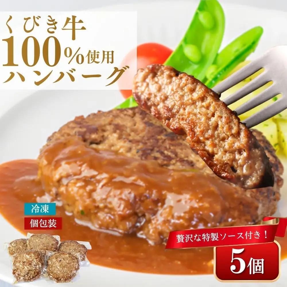 くびき牛 ハンバーグ 赤ワインソース 150g×5個 ハンバーグ