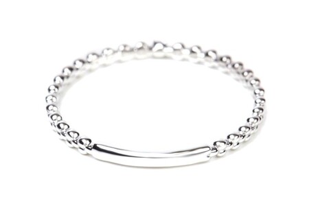 Pt900 花ラインリング FHP-011