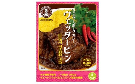 ギフトセット【マイルドセット】（濃厚辛口×1、チェッターヒンマイルド×1、ウェッターヒンマイルド×1） カレー ミャンマーカレー レトルトカレー レトルト ミャンマー 辛口 常温 東京都 武蔵野市