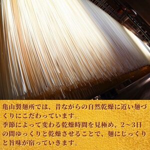 創業百年の老舗 夏のそうめんセット 28人前 (計14束) 亀山製麺所　010-F-KY008