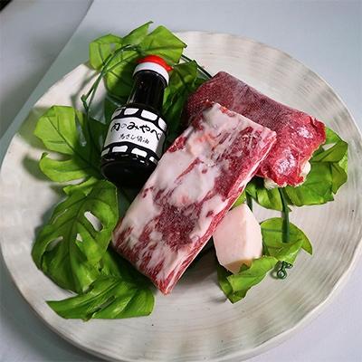 ふるさと納税 御船町 馬刺し3種盛り合わせ(特撰霜降り・馬たてがみ・上ロース赤身) 計450g |  | 01