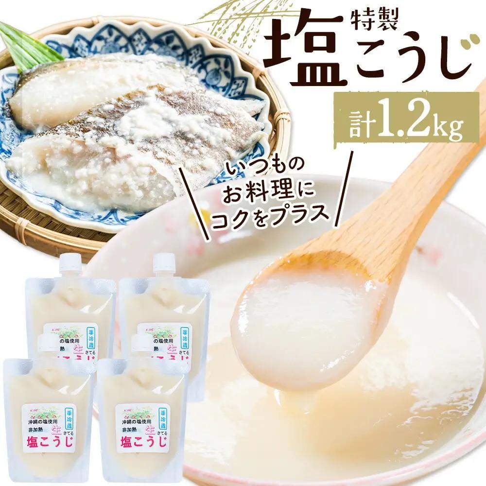 料理 調味料 塩こうじ 特製 塩? 300g×4本 計1.2kg《30日以内に出荷予定(土日祝除く)》