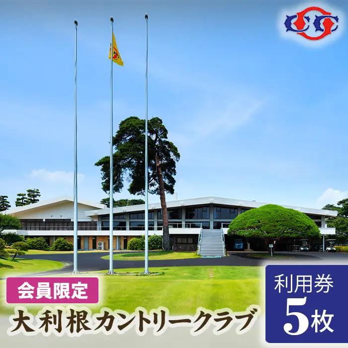 【会員限定】大利根カントリークラブ利用券＊15000円（利用券3000円×5枚） ／ ゴルフ golf GOLF ごるふ ゴルフ場 チケット ちけっと 体験 プレー券 利用券 ゴルフ場利用券 記憶に残るラウンド 最高のコースコンディション 最良のサービス 茨城県 No.159