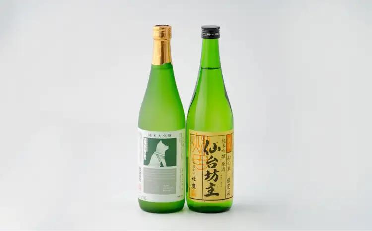 北鹿純米大吟醸ハチ公720ml&北鹿純米吟醸仙台坊主720mlセット　70P4007【 筒井商店】