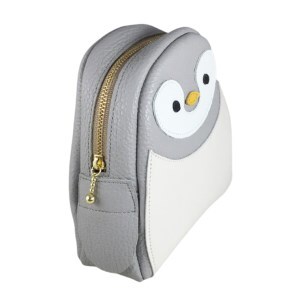 【ふるなびWEEK対象】手作りレザーペンギンポーチ (大) 1個 京都府長岡京市 FN-Limited-PR [1491f]