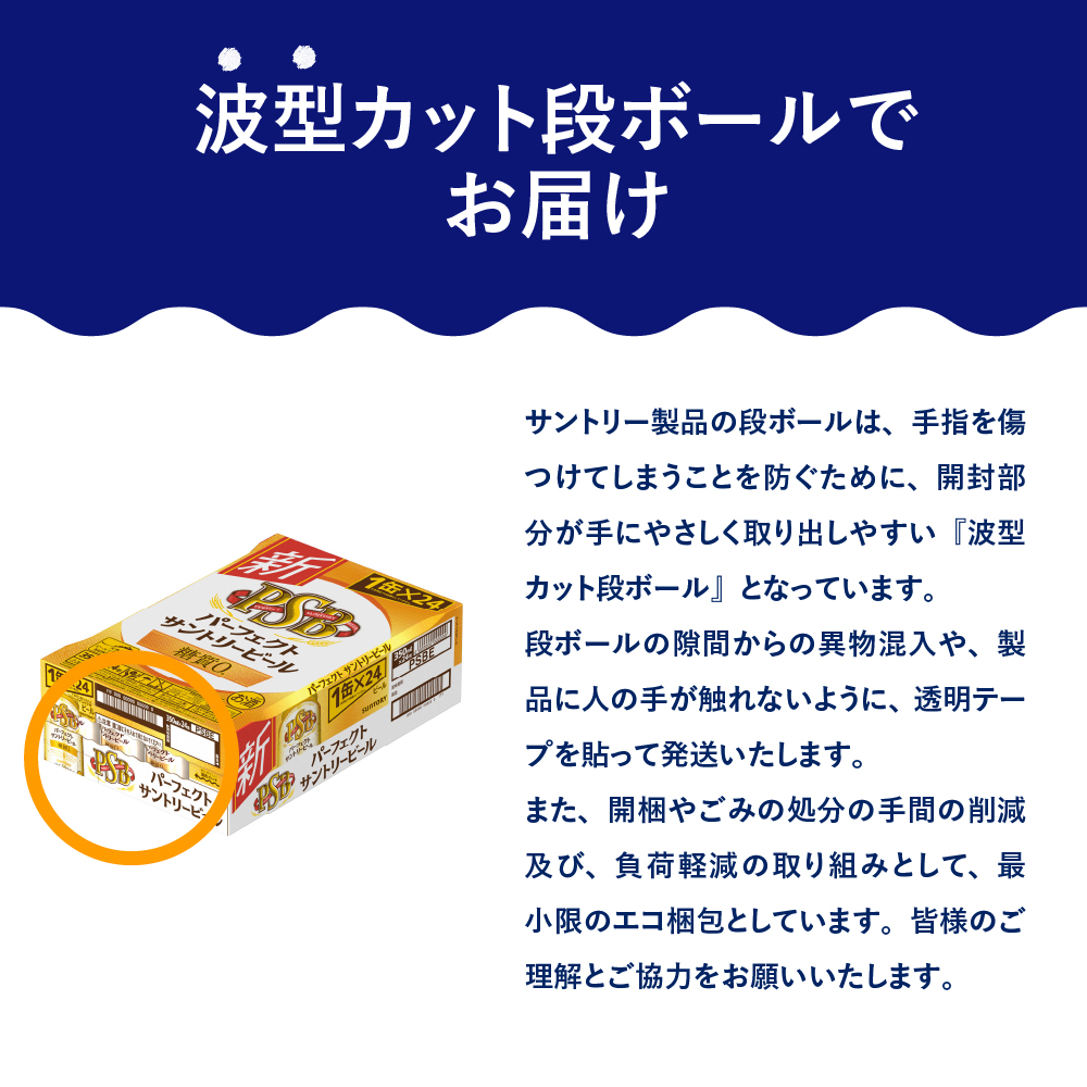  パーフェクトサントリー ビール 350ml×24本 糖質ゼロ PSB 【サントリービール】群馬 県 千代田町