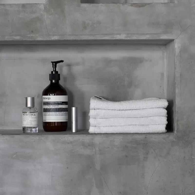 【数量限定】a towelフェイスタオル 10枚セット アッシュホワイト