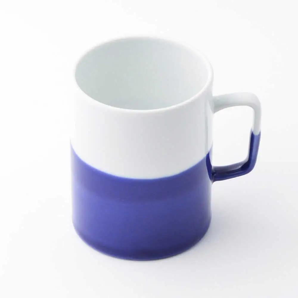 【波佐見焼】【essence】dip mug 〈M〉 ブルー 2点セット マグカップ【西海陶器】[OA463]