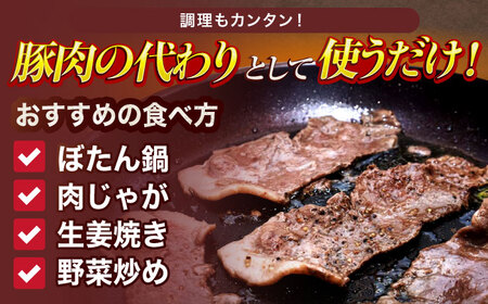 【3回定期便】天然イノシシ肉 切り落とし3kg（ぼたん鍋・煮込料理・野菜炒め用等） / ジビエ 猪肉 いのしし肉 ジビエ肉 肉じゃが用肉 イノシシ いのしし焼肉 長崎ジビエ 猪 ぼたん鍋 鍋肉 猪鍋 