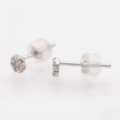 ふるさと納税 甲府市 PT900 0.2ct ダイヤモンド ピアス　FFP-000343 |  | 01