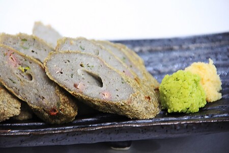 おつまみセット(バイ貝の串焼き・沖ギスの竹棒)