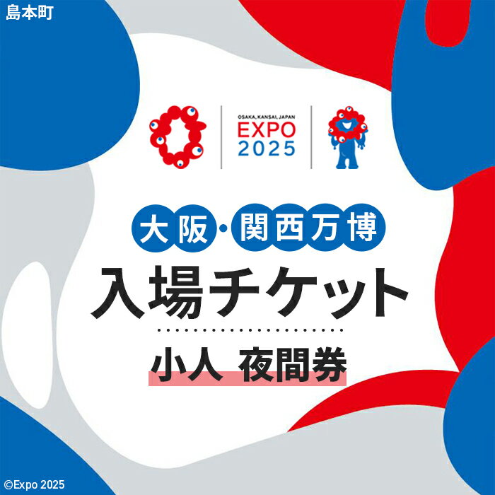 【ふるさと納税】No.152 2025年日本国際博覧会入場チケット 夜間券（小人）【島本町返礼品】 ／ 万博 EXPO 2025 大阪万博 関西万博 夢洲 入場券 送料無料 大阪府