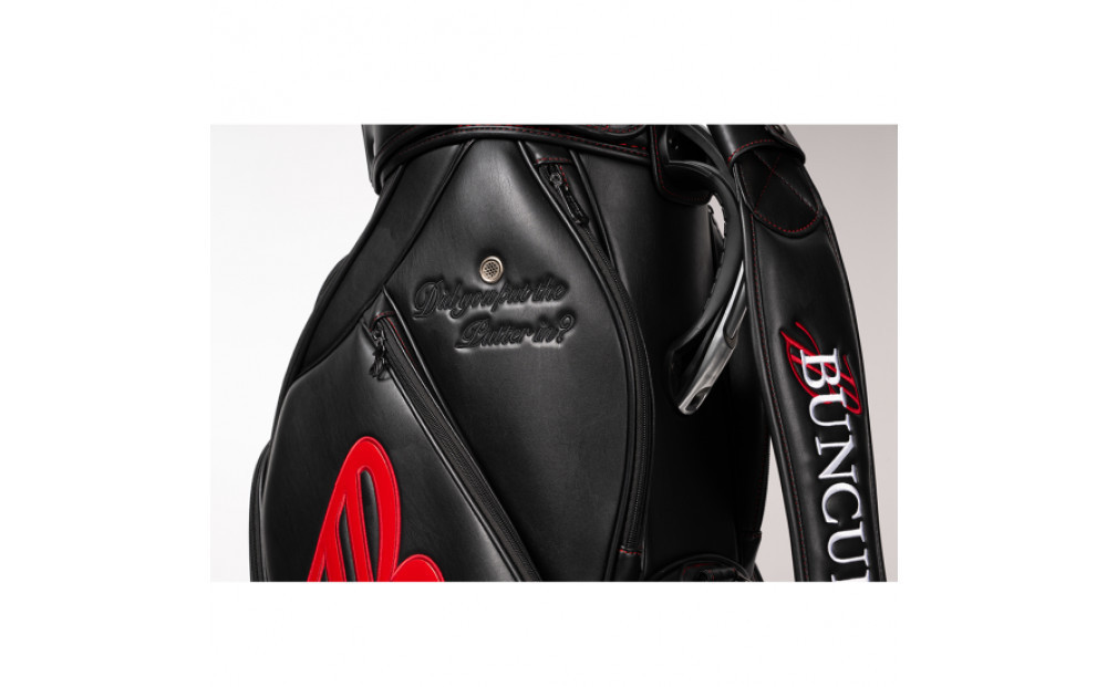 BUNCUREY　ツアー型キャディーバッグ（BM23SS-16-024）〈ブラック〉