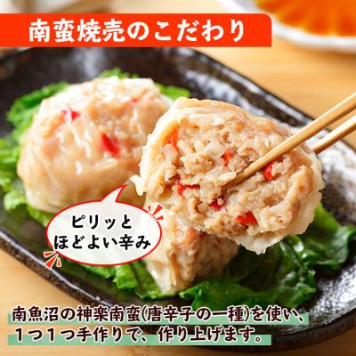 ふるさと納税 南魚沼市 自家製こだわり 手作り焼売2個×4P &南蛮焼売2個×4P 食べ比べセット |  | 02