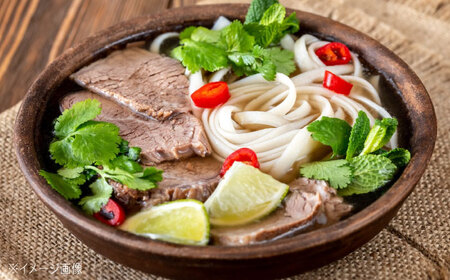 麺 お米麺6個セット 中麺 米粉麺 米粉 麺 米 うどん ラーメン パスタ 広島県福山市/たまちゃん農園[BAGR001]