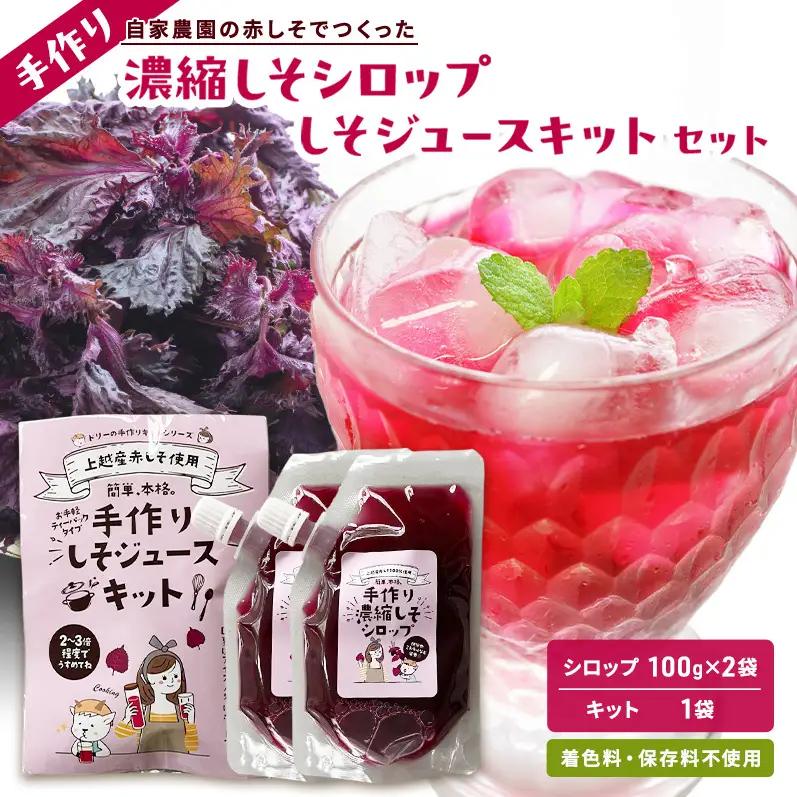 赤しそジュース 飲み比べセット しそジュース 濃縮100g×2袋