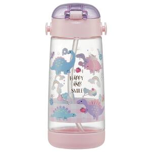 ワンプッシュストローボトル 480ml ＰＤＳＨ５ ハッピー＆スマイル レインボー 646287　5-114
