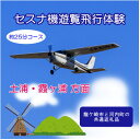 【ふるさと納税】【3名】セスナ機遊覧飛行体験〈約25分コース〉(フライトE)　龍ケ崎市と河内町の共通返礼品【配送不可地域：離島・沖縄県】【1538701】