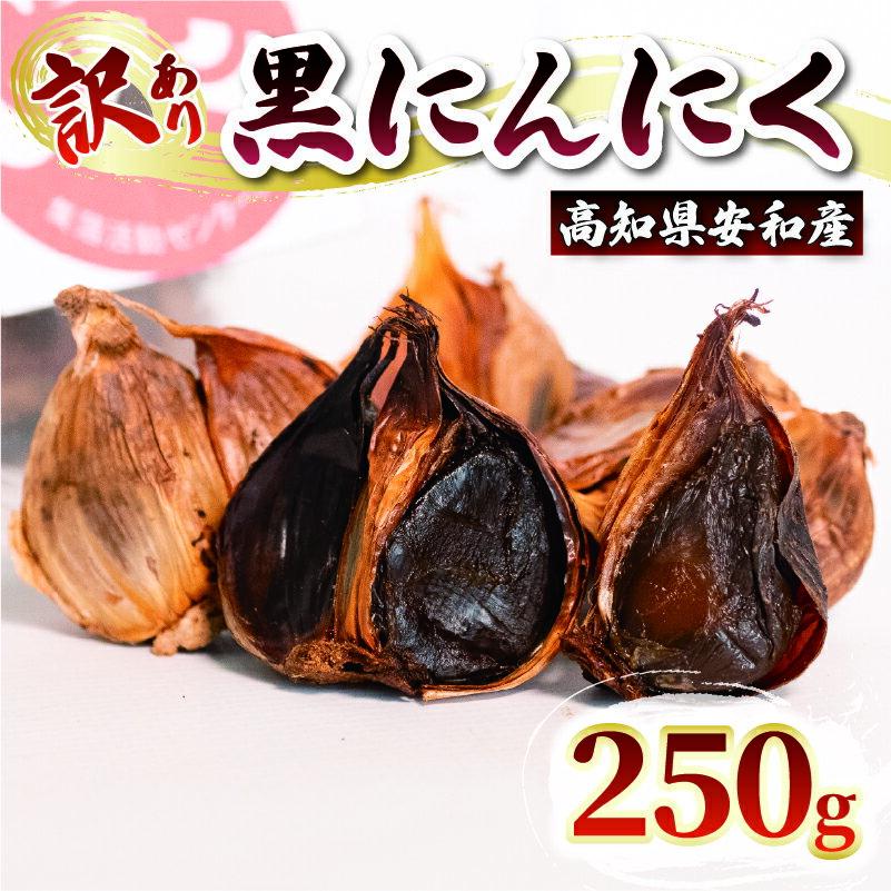 【ふるさと納税】 訳あり 黒にんにく 250g にんにく 野菜 薬味 ガーリック 冷蔵 さらだ国産 ばら あわ地区 高知 須崎