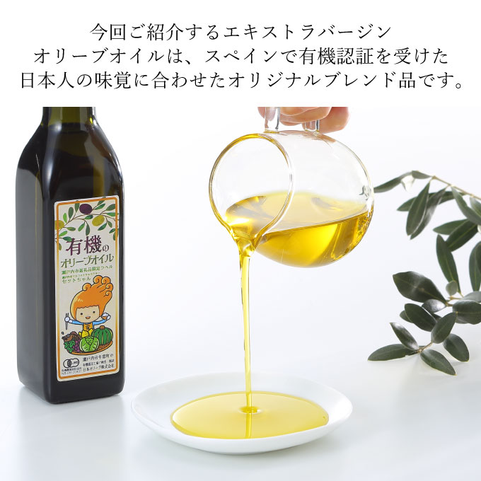 御中元 オーガニック 有機 オリーブオイル 180g×3本 セット 調味料 オリーブ油 フルーティー ブレンド 有機JAS認定 ギフト 