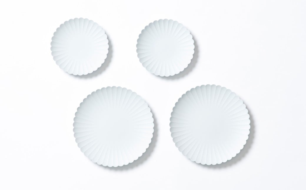 
                  【セット】【1616 / arita japan】有田焼／TY Palace（TYパレスプレート）Gray　160・220サイズ　(各2枚)4枚セット
                