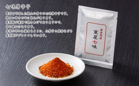 【萬屋薬局】八味唐辛子・七味唐辛子2種食べ比べセット 薬味・辛い・漢方 FZ22-740