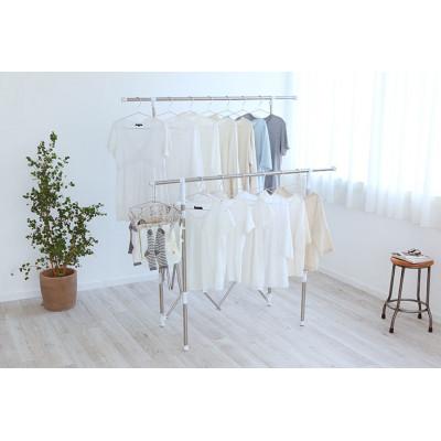 ふるさと納税 大河原町 伸縮スリム収納物干し アイリスオーヤマ[53753025] |  | 02