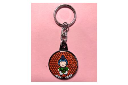 No.075 みづまろくん【1】キーホルダー　1個 ／ ご当地キャラクター ご当地 キャラ マスコットキャラクター マスコット ゆるキャラ キャラクターグッズ オリジナル 応援 地域応援 かわいい 可愛い 癒し 癒やし みづまろくん 大阪府