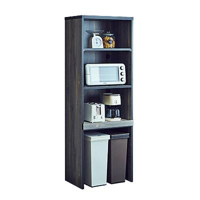 ふるさと納税 大川市 幅60cmレンジ台 ポエム【カラー:ブルックリン】