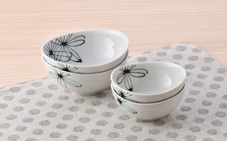【波佐見焼】パキラ ボウル 大小4点セット【まるしん】[WD47]