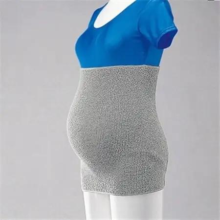 日本製 EM-X 備長炭 のびのび 腹巻き ゆったり (2枚組) グレー (2956-2431)_装飾品・工芸品  服飾小物 _【1088688】