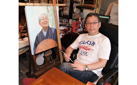 「内閣総理大臣賞・文部科学大臣賞」受賞作家によるオーダーメイド油絵肖像画