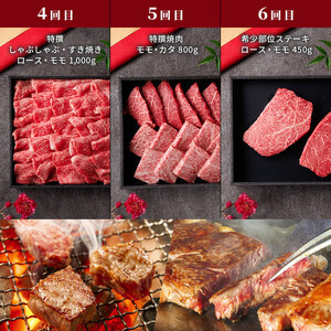 【和牛セレブ】鳥取和牛 定期便 「ゴールドクラス」（定期便６回）