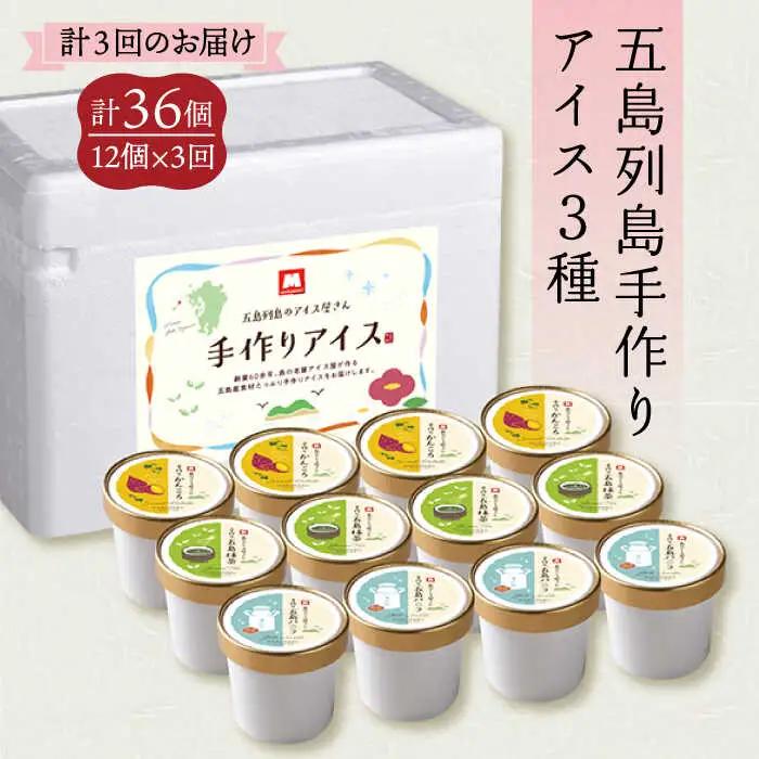 【全3回定期便】アイス3種 計12個[RAX017] アイス スイーツ お菓子 定期便 アイス スイーツ お菓子 定期便 アイス スイーツ お菓子 定期便九州 長崎