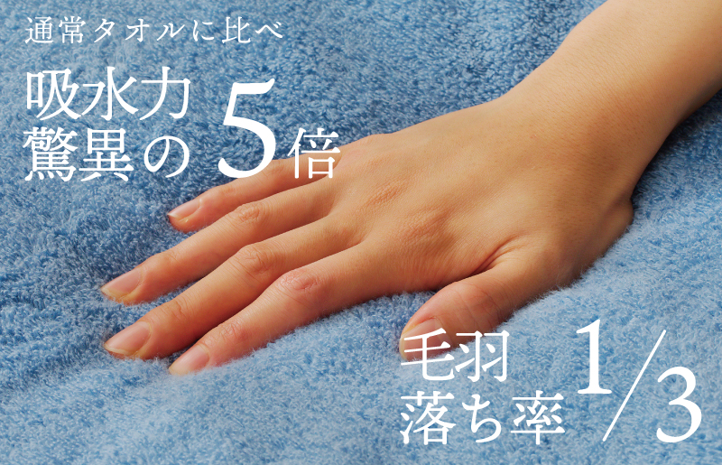 世界最高峰のビックバスタオル nei ベビータオルケット（ブルー）【ホテル仕様 上質 厚手 吸水性 たおる ギフト 国産 赤ちゃん 寝具にも】 030D181