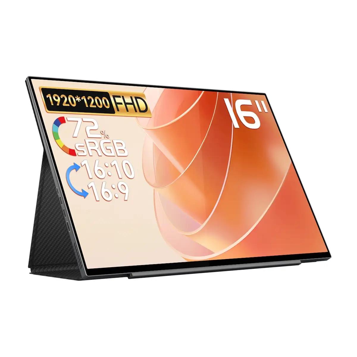 EHOMEWEI モバイルモニター IPS  16インチ 薄型6mm [1317]