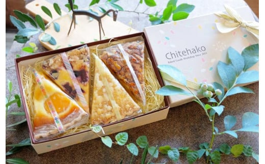 タルト 『4ピース詰合せ』 たると ちてはこ菓子店 奈良県 奈良市 I-305