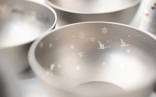 純チタン製お猪口 裕(Yuu)・冬(雪) オシャレ おちょこ ぐい吞み おしゃれ 酒器 日本酒 チタン 燕三条製 プレゼント 退職祝い 【022S070】