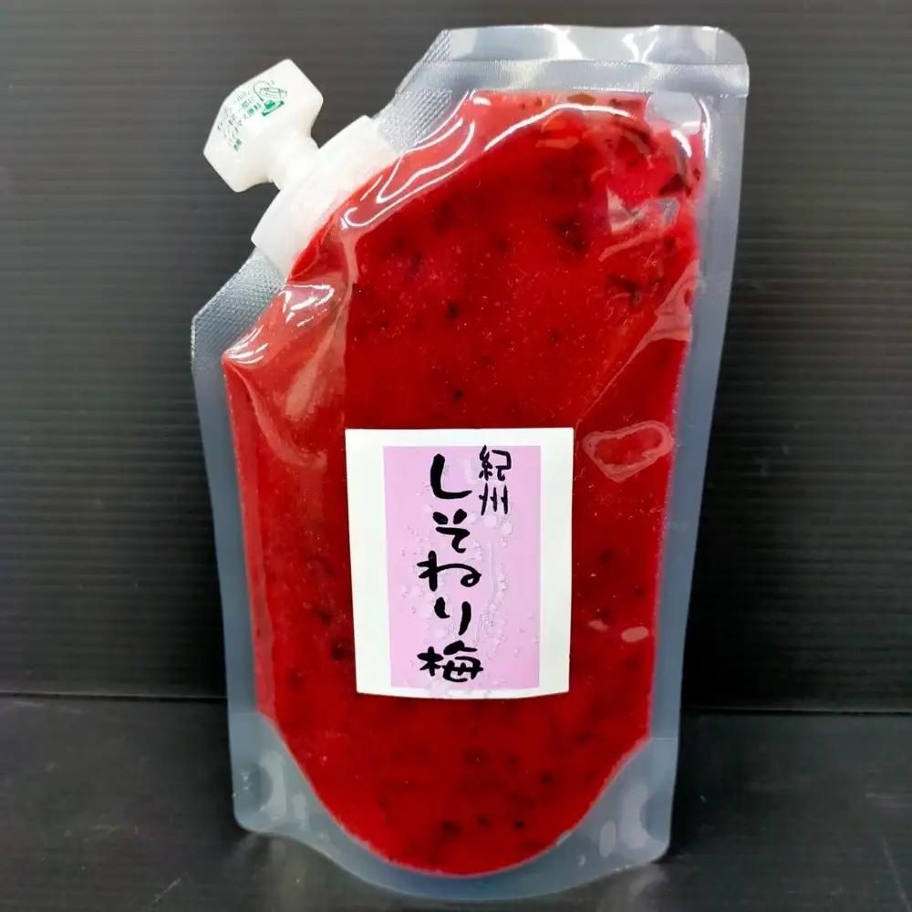 しそねり梅 パウチタイプ 180g×6個セット 化学調味料無添加　 maruni014【maruni014】